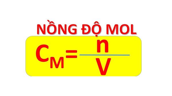 Tính nồng độ mol là yêu cầu của rất nhiều bài toán môn Hóa học