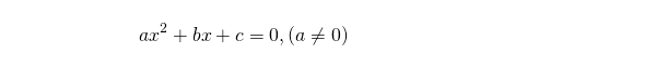 Dạng cơ bản của phương trình bậc 2